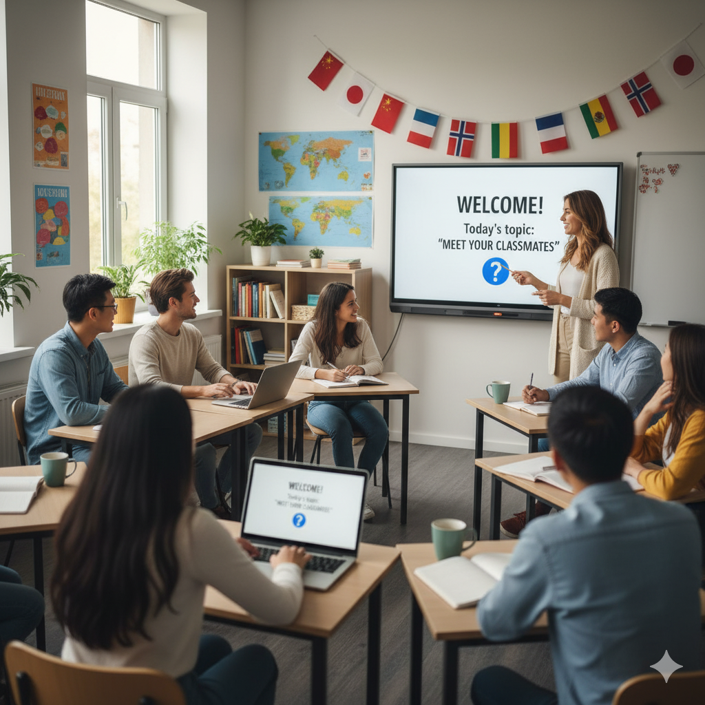 A Typical Day in Our ESL Classroom at AELS